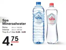 Sligro Spa Mineraalwater aanbieding