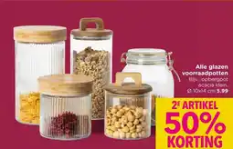 Xenos Alle glazen voorraadpotten aanbieding