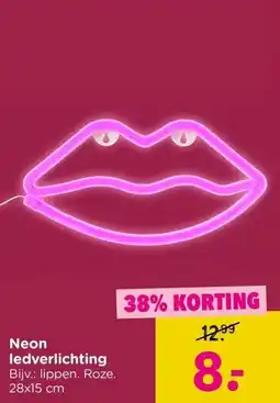 Xenos Neon ledverlichting aanbieding