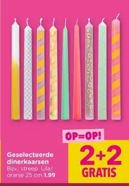 Xenos Geselecteerde dinerkaarsen aanbieding