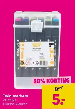 Xenos Twin markers aanbieding