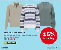 Welkoop Alle Veleste truien aanbieding