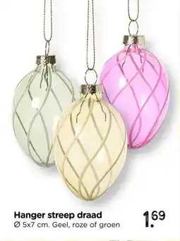 Xenos Hanger streep draad aanbieding