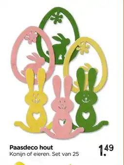 Xenos Paasdeco hout aanbieding