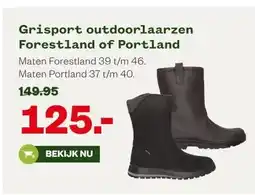 Welkoop Grisport outdoorlaarzen Forestland of Portland aanbieding