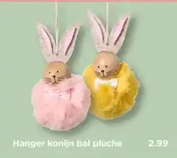 Xenos Hanger konijn bal pluche aanbieding
