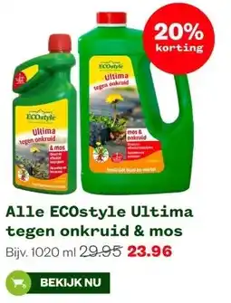 Welkoop Alle ECOstyle Ultima tegen onkruid & mos aanbieding