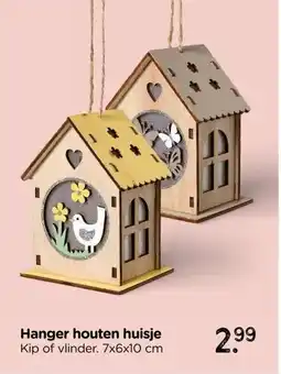Xenos Hanger houten huisje aanbieding