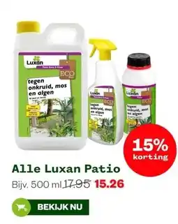 Welkoop Alle Luxan Patio aanbieding