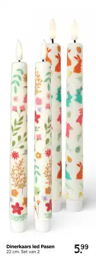 Xenos Dinerkaars led Pasen aanbieding