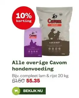Welkoop Alle overige Cavom hondenvoeding aanbieding
