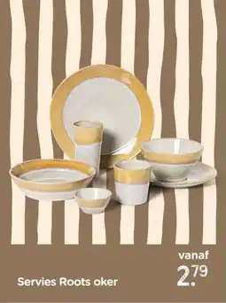 Xenos Servies Roots oker aanbieding