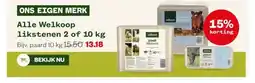 Welkoop Alle Welkoop likstenen 2 of 10 kg aanbieding