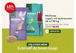 Welkoop Welkoop vogel- of duivenvoer aanbieding