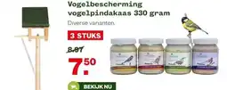 Welkoop Vogelbescherming vogelpindakaas 330 gram aanbieding