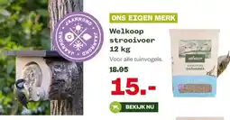 Welkoop Welkoop strooivoer 12 kg aanbieding