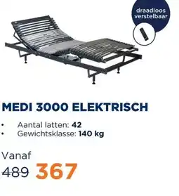 TotaalBED Lattenbodem Medi 3000 elektrisch draadloos aanbieding