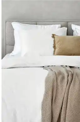 TotaalBED Dekbedovertrek Noa Wit 140 x 200/220 cm aanbieding