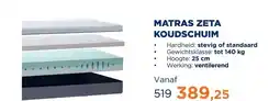 TotaalBED Matras Zeta Koudschuim | 70 x 200 cm | Standaard aanbieding