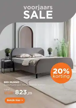 TotaalBED Bed Munno | 140 x 200 cm | Cyber 676, lever aanbieding