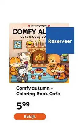 The Read Shop Comfy autumn - Coloring Book Cafe aanbieding