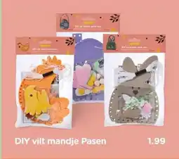 Xenos DIY vilt mandje Pasen aanbieding