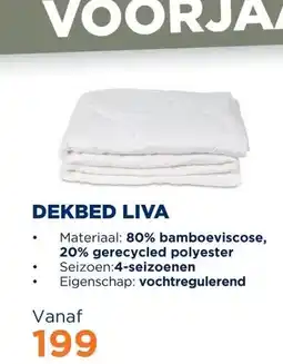 TotaalBED Dekbed Liva bamboe | 4-seizoenen aanbieding