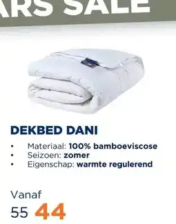TotaalBED Dekbed Dani 100% bamboe | Zomer aanbieding