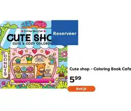 The Read Shop Cute shop - Coloring Book Cafe aanbieding