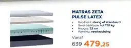 TotaalBED Matras Zeta Pulse-latex | 70 x 200 cm | Standaard aanbieding