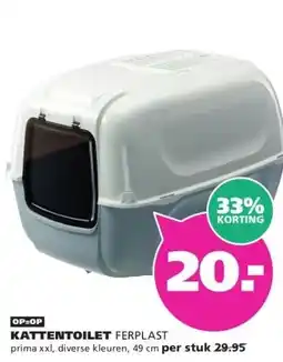Ranzijn KATTENTOILET FERPLAST aanbieding