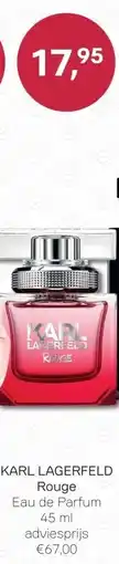 Pour Vous KARL LAGERFELD Rouge aanbieding