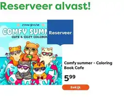 The Read Shop Comfy summer - Coloring Book Cafe aanbieding