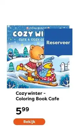 The Read Shop Cozy winter - Coloring Book Cafe aanbieding