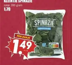 MCD Supermarkt KLEINTJE SPINAZIE aanbieding