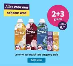 Plein.nl Lenor wasverzachters en geurparels aanbieding