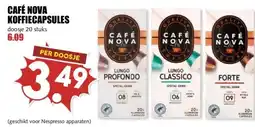 MCD Supermarkt CAFÉ NOVA KOFFIECAPSULES aanbieding