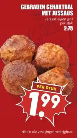 MCD Supermarkt GEBRADEN GEHAKTBAL MET JUSSAUS aanbieding