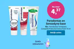 Plein.nl Parodontax en Sensodyne base aanbieding