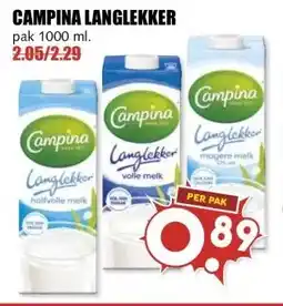 MCD Supermarkt CAMPINA LANGLEKKER aanbieding