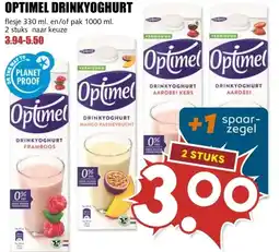 MCD Supermarkt OPTIMEL DRINKYOGHURT aanbieding