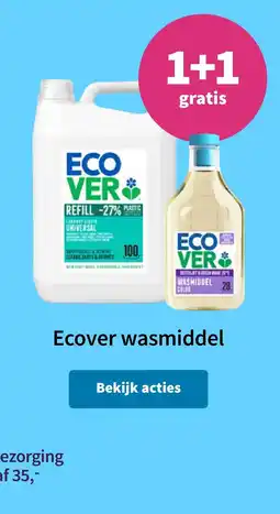 Plein.nl Ecover wasmiddel aanbieding