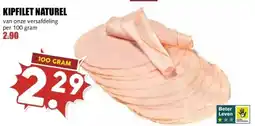 MCD Supermarkt KIPFILET NATUREL aanbieding