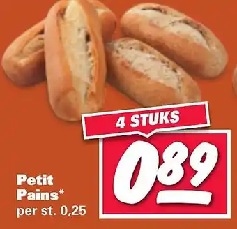 Nettorama Petit Pains aanbieding