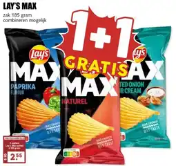 MCD Supermarkt LAY'S MAX aanbieding