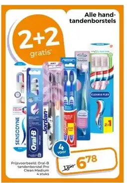 Trekpleister Alle hand- tandenborstels aanbieding