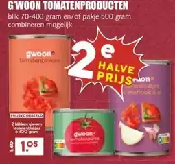 MCD Supermarkt G'WOON TOMATENPRODUCTEN aanbieding