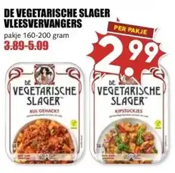 MCD Supermarkt DE VEGETARISCHE SLAGER VLEESVERVANGERS aanbieding