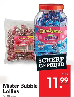 Sligro Mister Bubble Lollies aanbieding