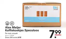 Sligro Alex Meijer koffiekoekjes speculoos aanbieding